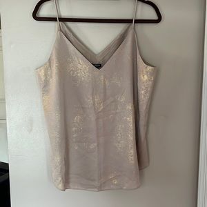 Gold & beige cami